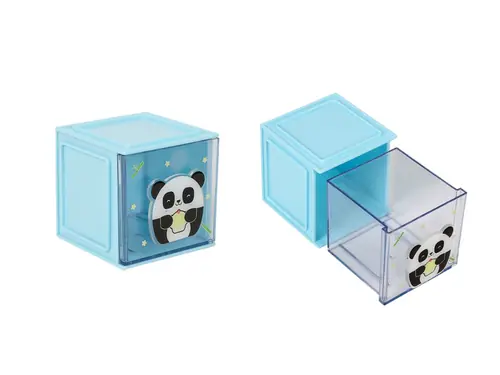 Organizator stolni iTotal kockasti Panda 9x9x9,5cm XL2964-0