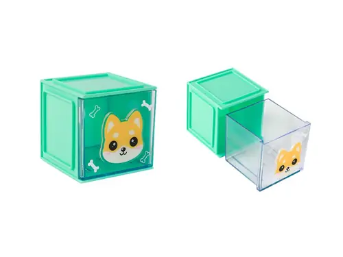 Organizator stolni iTotal kockasti Shiba 9x9x9,5cm XL2966-0