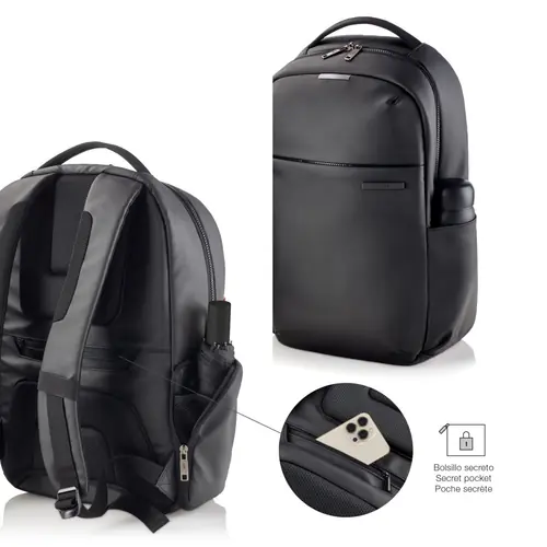 Ruksak za prijenosno računalo Miquelrius crna 16" M 38x46x13cm MR16980-4