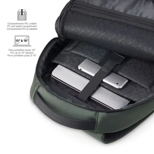 Ruksak za prijenosno računalo Miquelrius zeleni 16"M 38x46x13cm MR16981-5