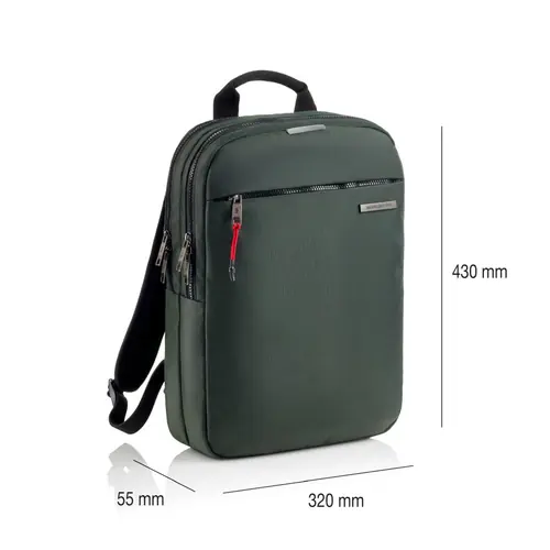 Ruksak za prijenosno računalo Miquelrius zeleni 16"S 32x43x5,5cm MR16983-0
