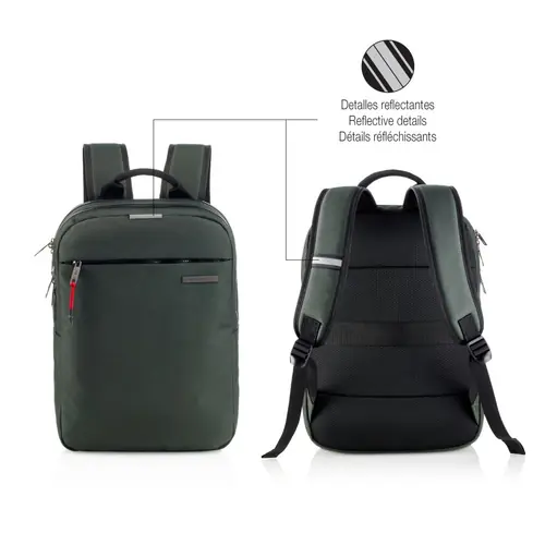 Ruksak za prijenosno računalo Miquelrius zeleni 16"S 32x43x5,5cm MR16983-1