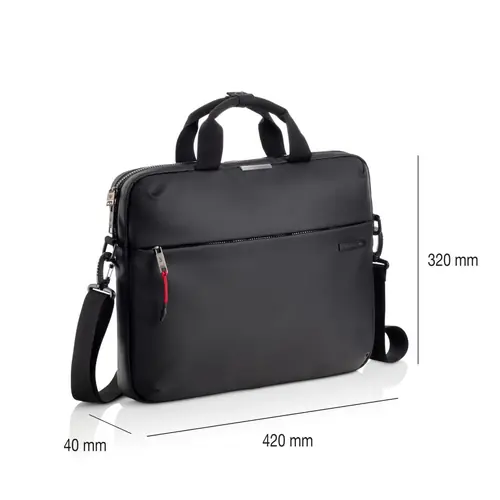 Torba za prijenosno računalo Miquelrius crna 42x32x4cm MR16984-1