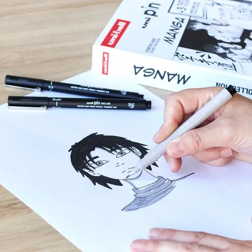Marker Uni pin gift set Manga + tehnička ol M5-228 u kutiji 8/1-2