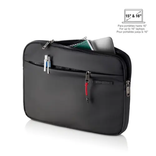 Zaštitna navlaka za prijenosno računalo Miquelrius crna 15" i 16" 39x29x3cm MR16985-2