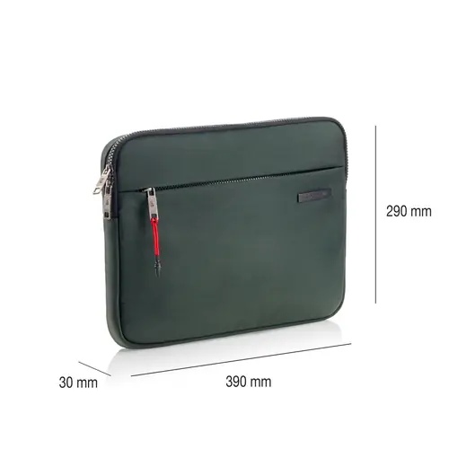 Zaštitna navlaka za prijenosno računalo Miquelrius zelena  15" i 16" 39x29x3cm MR16987-1