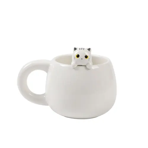 Šalica iTotal Charm Cat bijela XL2525A-0