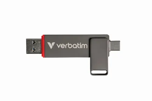 USB Dual QuickStick Verbatim 3.2 Gen1 #32041 256GB, USB-C/USB-A-0