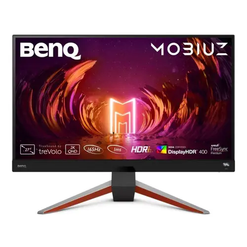 Monitor LED 27" BenQ EX2710Q Mobiuz, IPS, 2560x1440 QHD, 1ms, 165Hz, HDMIx2, DP, USB 3.0x2, treVolo, HAS, Swivel, HDRi, FreeSync-0