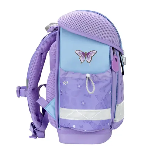 Torba školska Belmil classy purple blue butterfly 403-13/AG/61-1