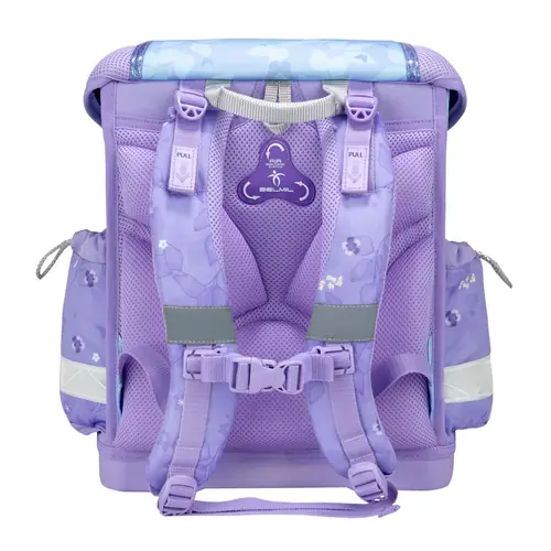 Torba školska Belmil classy purple blue butterfly 403-13/AG/61-2