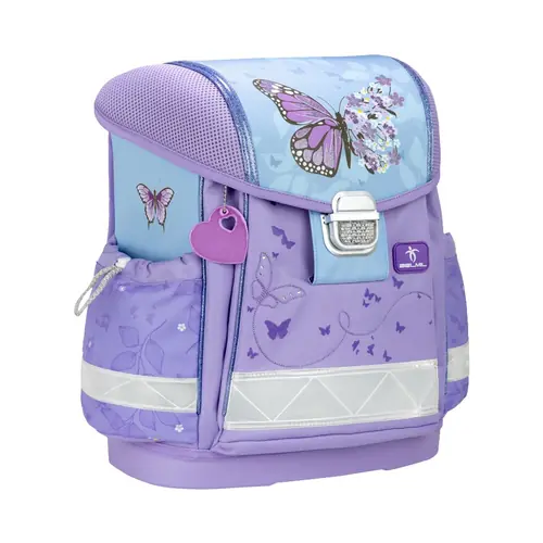 Torba školska Belmil classy purple blue butterfly 403-13/AG/61-3