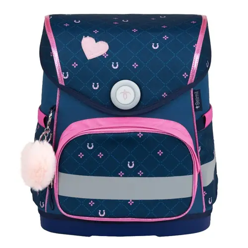 Torba školska Belmil compact with patches meet your horses 405-41/AG/B/2-0