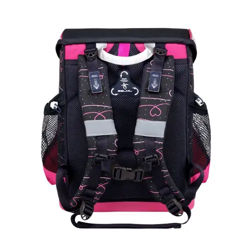 Torba školska Belmil mini-fit dark pinky 405-33/AG/1-5