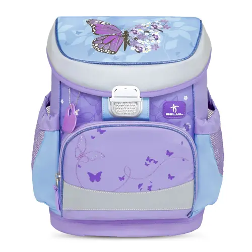 Torba školska Belmil mini-fit purple blue butterfly 405-33/AG/8-0
