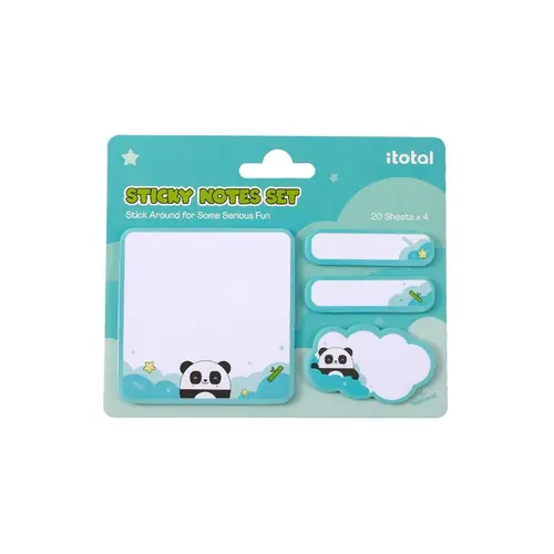 Blok samoljepivi iTotal Panda 4 dimenzije XL3113-0
