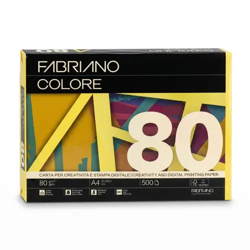 Papir Fabriano Colore A4/80g cedro 500L 74921297 soft-0