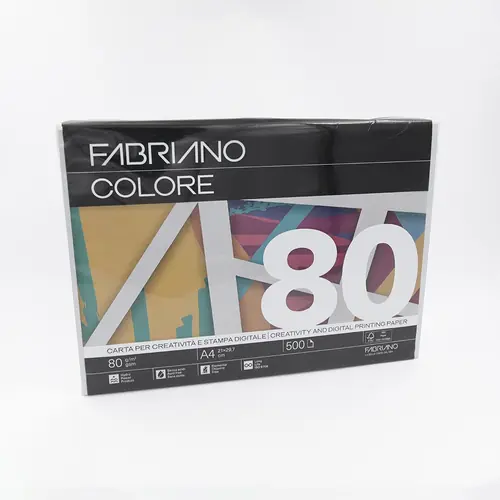 Papir Fabriano Colore A4/80g grigio 500L 75821297 soft-0
