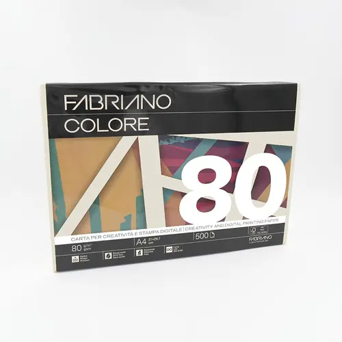 Papir Fabriano Colore A4/80g onice 500L 75621297 soft-0