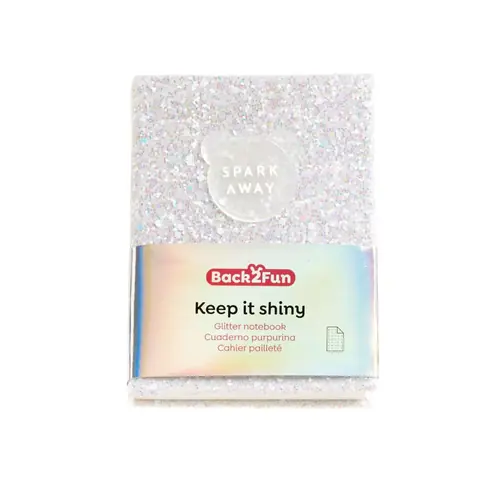 Notes Miquelrius Back2Fun Keep it Shiny bijeli MR8283-1