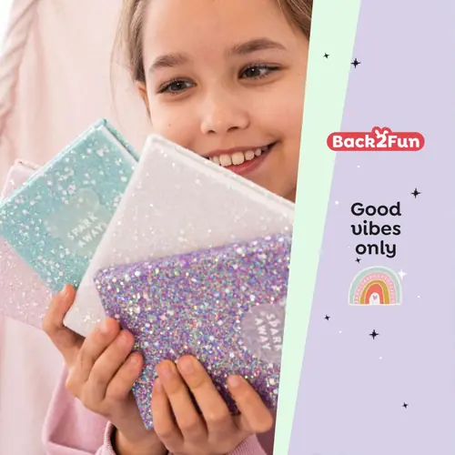 Notes Miquelrius Back2Fun Keep it Shiny bijeli MR8283-5