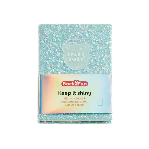 Notes Miquelrius Back2Fun Keep it Shiny plavi MR8281-1