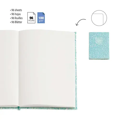 Notes Miquelrius Back2Fun Keep it Shiny plavi MR8281-3