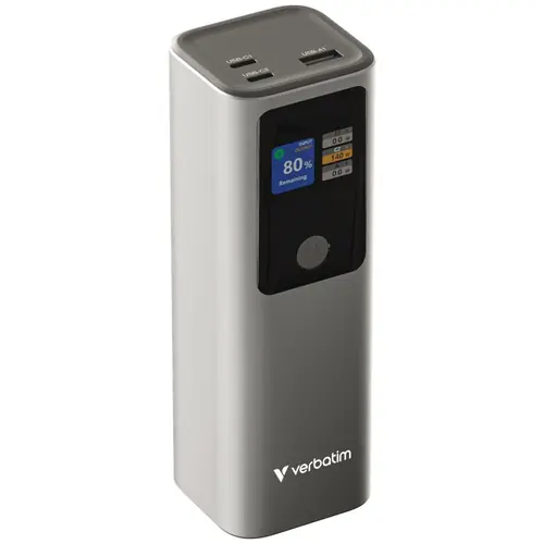 Power Bank Verbatim #32269 Charge 'n' Go, 27000mAh, 183W, QC 3.0, 1xUSB-A/2xUSB-C-0