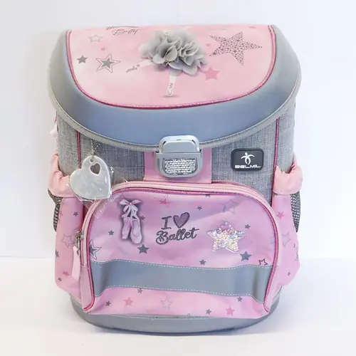 Outlet artikl- B grade torba školska Belmil mini-fit ballet light pink 405-33/AG/PC-6 AK_BEL-0