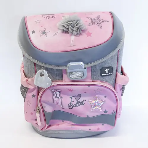 Outlet artikl- B grade torba školska Belmil mini-fit ballet light pink 405-33/AG/PC-6 AK_BEL-8