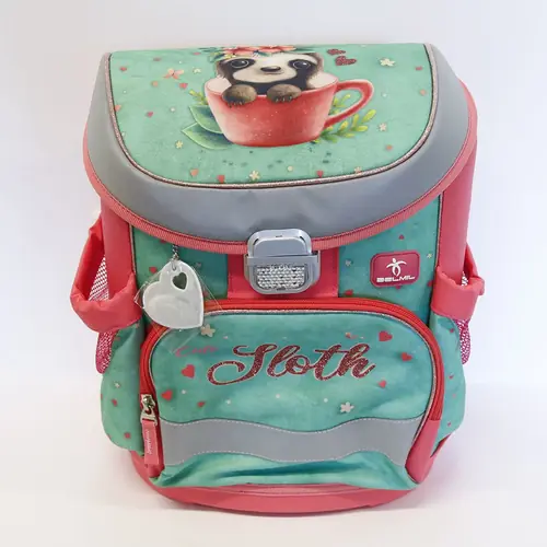 Outlet artikl- B grade torba školska Belmil mini-fit cute sloth 405-33/AG/PC-10 AK_BEL-2