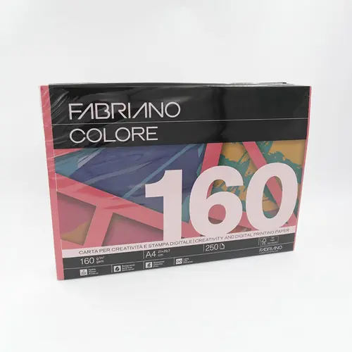 Papir Fabriano Colore A4/160g rosso 250L 74516021 bright-0