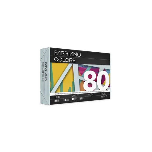 Papir Fabriano Colore A4/80g celeste ch. 500L 75721297 soft-0