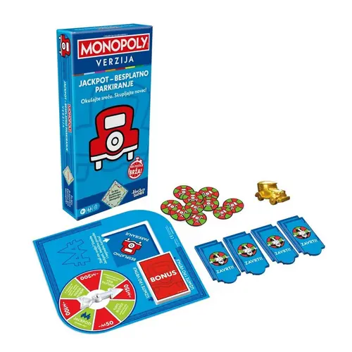 Društvena igra Hasbro Monopoly Jackpot - besplatno parkiranje G0718266-0