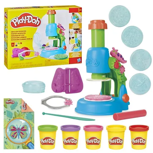Masa za modeliranje Hasbro Play-doh mikroskop - posvijetli i pogledaj G04945L0-0