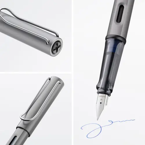 Nalivpero Lamy AL-star Graphite (0.6) plavi ispis M 026 T10 4000303-3