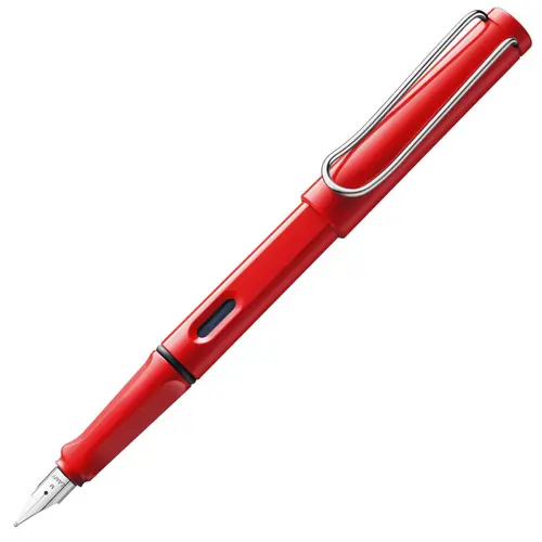 Nalivpero Lamy Safari Red (0.5) plavi ispis F 016 T10 4000181-0