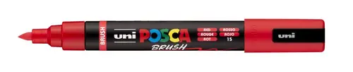 Marker Uni pc-5br brush Posca crveni-0