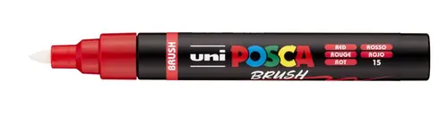 Marker Uni pc-5br brush Posca crveni-2