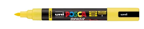 Marker Uni pc-5br brush Posca žuti-0
