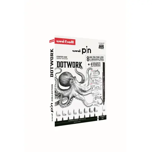 Marker Uni pin gift set Dotwork + tehnička ol M5-228 u kutiji 8/1-1