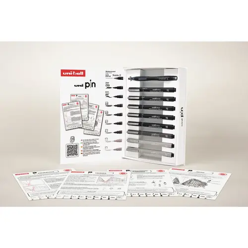 Marker Uni pin gift set Urban sketching + tehnička ol M5-228 u kutiji 8/1-1