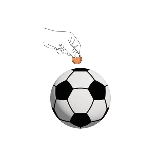 Kasica iTotal u obliku nogometne lopte SPORT XL2497V-0