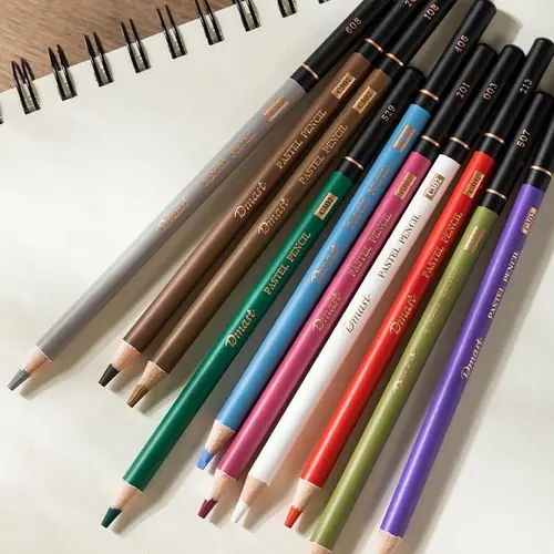 Umjetnički set Deli Dmast pastelne olovke 4,0mm 12 kom u kutiji EC302-12-6
