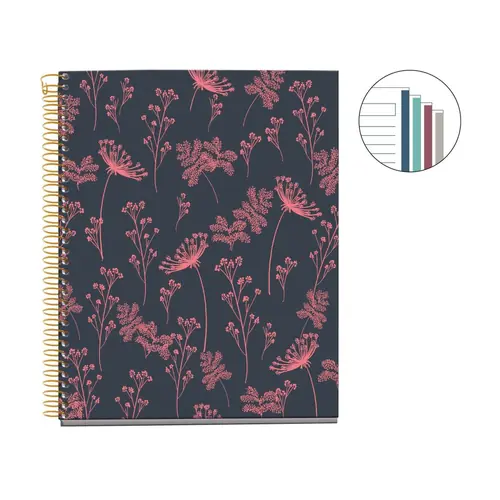 Kolegij blok Miquelrius A5 Hidden Forest Neon 100L 70g/m2 crte MR4402-2