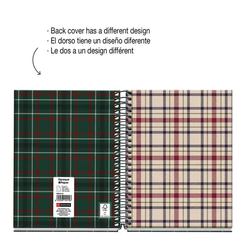 Kolegij blok Miquelrius A6 70g 100L Highland Days Nessie točkice MR4419-1