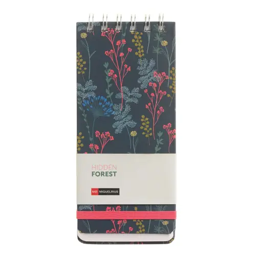 Blok Miquelrius 87x190mm Hidden Forest spirala gore 80L 80g/m2 crte MR7777-0