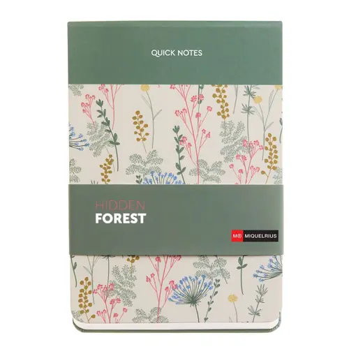 Blok Miquelrius A5 Hidden Forest ljepljeni 80L 80g/m2 crte MR7774-0