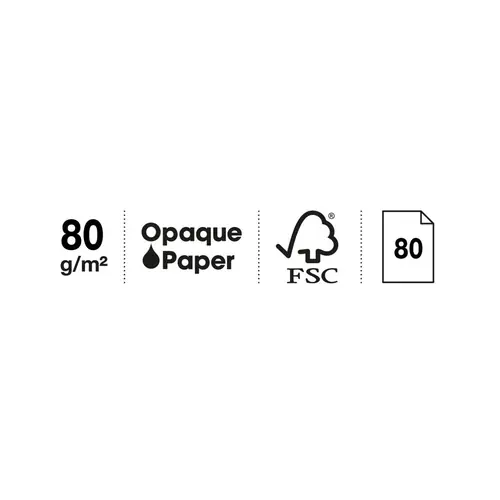 Blok Miquelrius A5 Hidden Forest ljepljeni 80L 80g/m2 crte MR7774-1