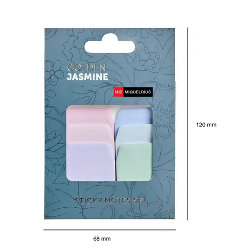 Blok samoljepivi Miquelrius 34x45/57/68 mm Golden Jazmine 3/1 MR7780-4